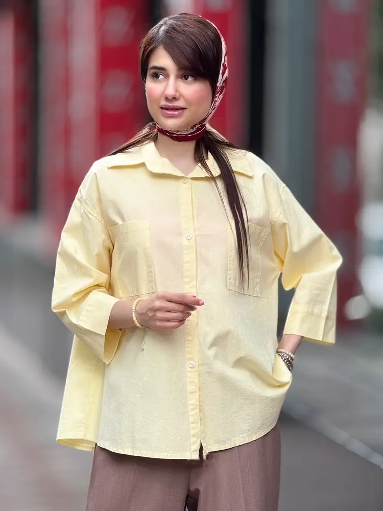 شومیز کتان ملکه
